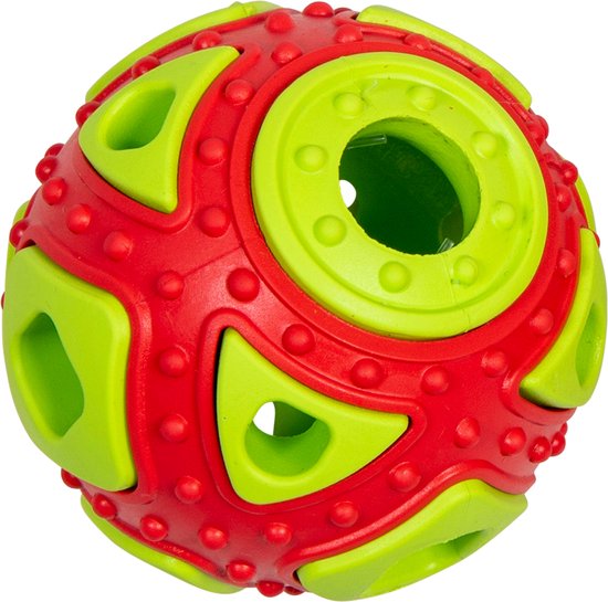 Boule à friandises Jack et vanille rouge/vert 6,4cm