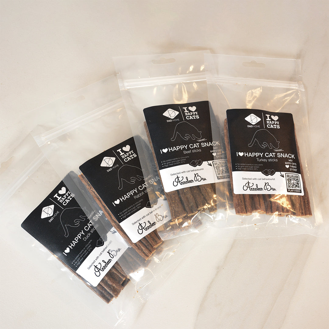 I Love Happy Cat Snack-Bâtonnets de bœuf 70Gr