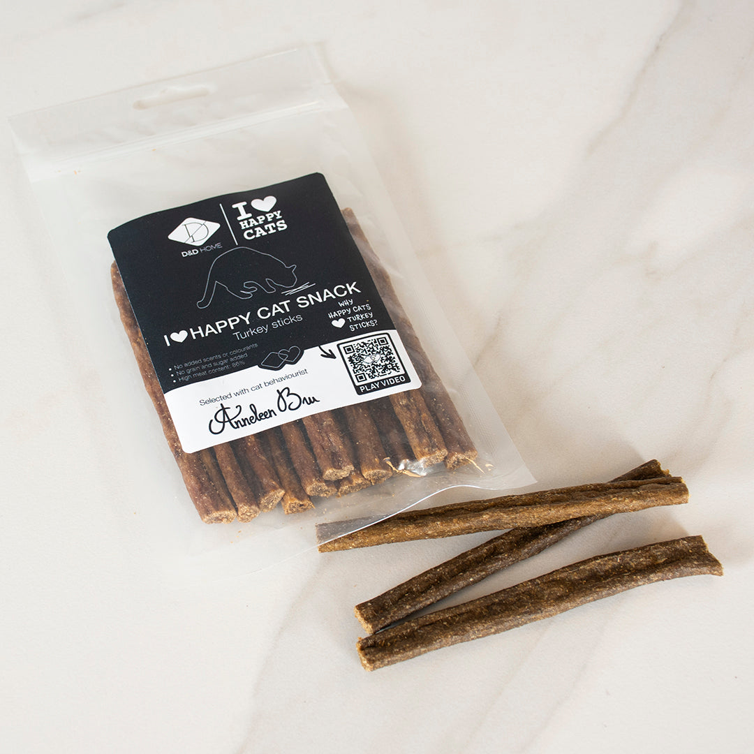 I Love Happy Cat Snack-Bâtonnets de Dinde 70 Gr