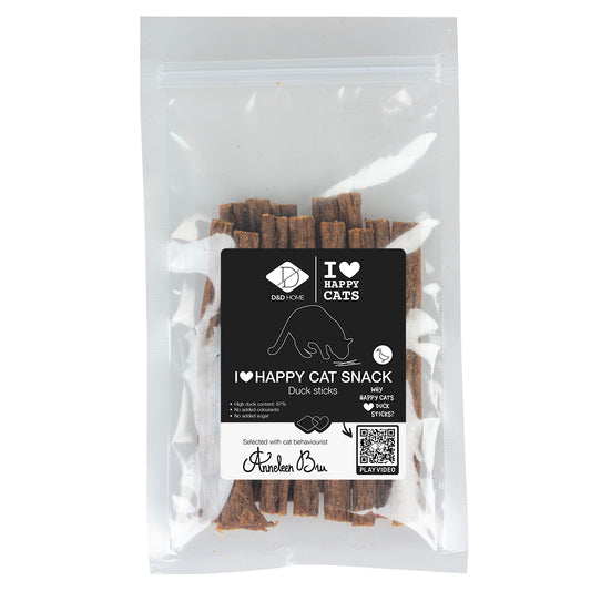 I Love Happy Cat Snack-Bâtonnets au Canard 70 Gr
