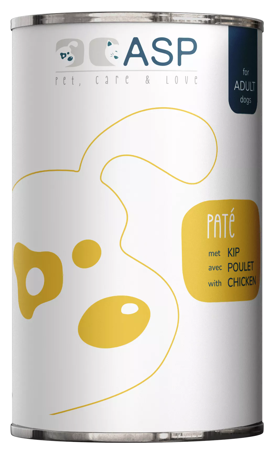 ASP Chien pâtée de poulet 400g