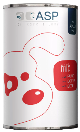 ASP Chien pâtée de bœuf 400g