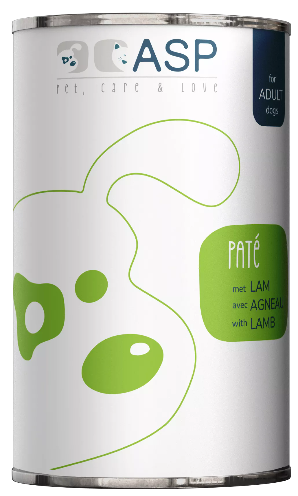ASP Chien pâtée d'agneau 400g