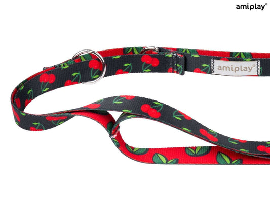 Laisse 7in1 Be Happy M 1-2M Cherry