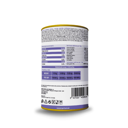 ERA Sybarite Poulet et Boeuf Nourriture Humide pour Chiens 400Gr