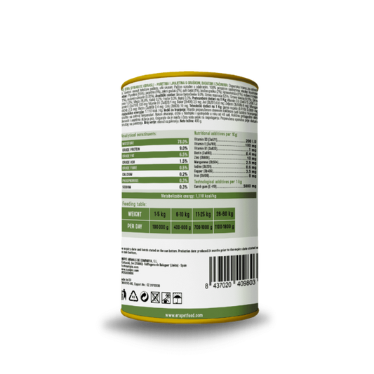 ERA Sybarite Dinde et Agneau Nourriture Humide pour Chiens 400Gr