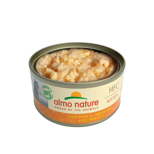 Pâtée HFC Natural Kitten poulet Almo Nature 70 g Chaton