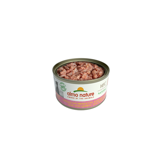 Almo nature Veau naturel au jambon HFC, 95 g