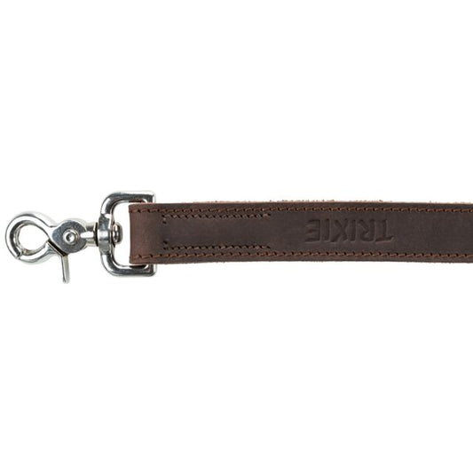 Laisse en cuir ciré et vielli Rustic